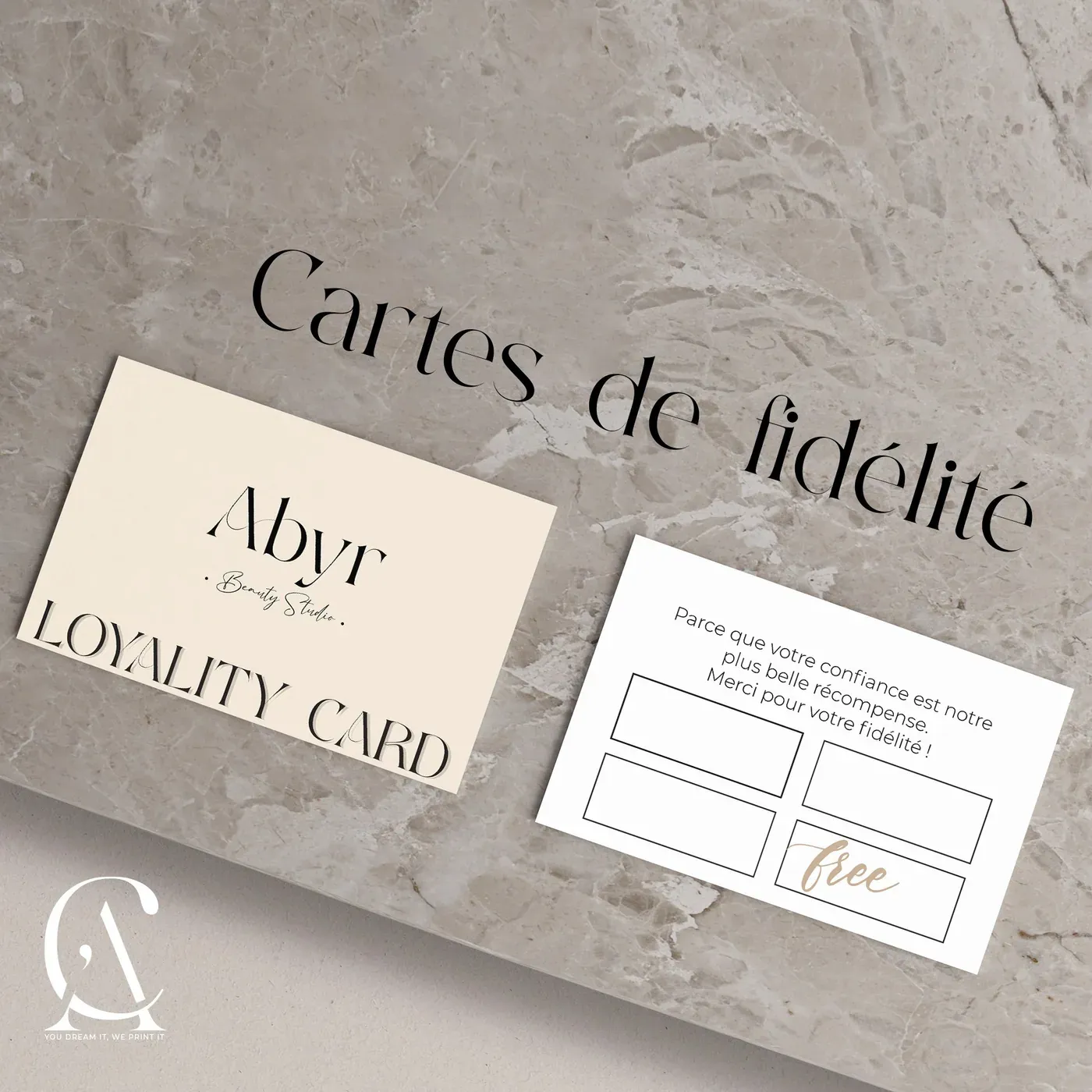 Carte fidélité / Carte de visite